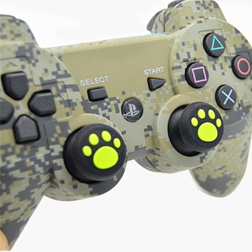 4-piece Silicone Cat Paw Gamepad Covers for Ps4 / Ps3 / Ps2 / Xbox / Wiiu - Green 8