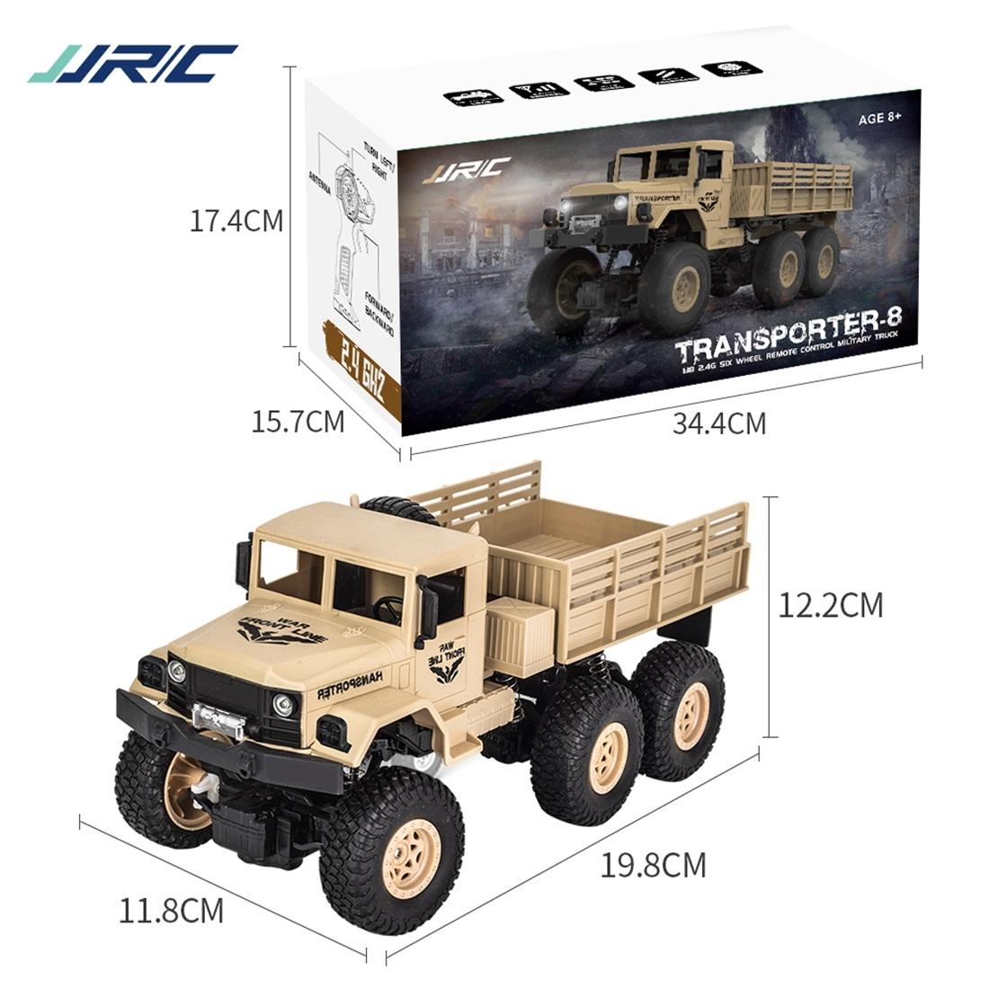 2.4ghz 4ch Rc Dongfeng 8 Six-wheeled Armor Truck Toy - Green 6