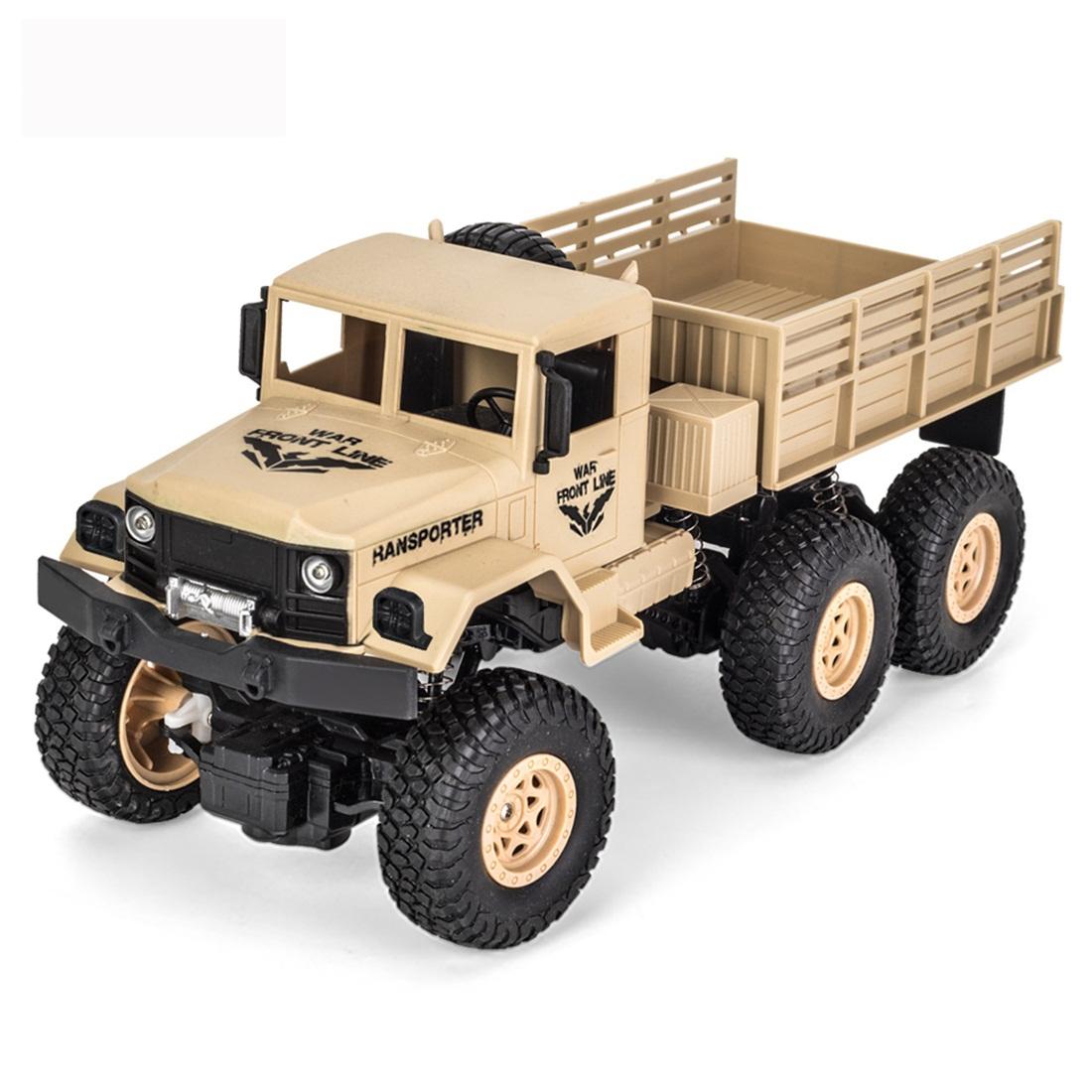 2.4ghz 4ch Rc Dongfeng 8 Six-wheeled Armor Truck Toy - Green 14