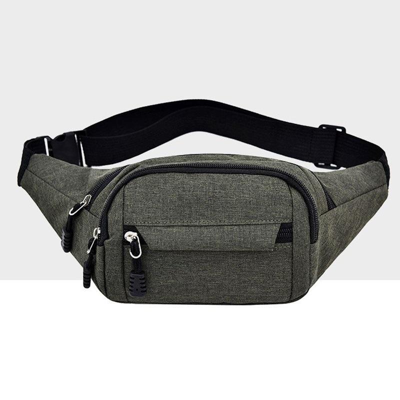 Waterproof Multi Pocket Chest Bag For Sports - Green