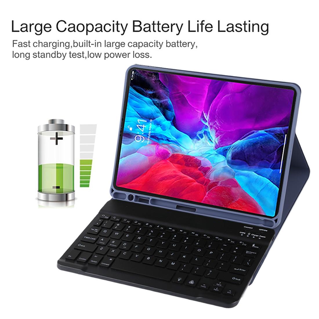 Bluetooth Tablet Case For Ipad Pro 11 With Detachable Microfiber Leather Backlight Pen Slot & Holder - Green 5