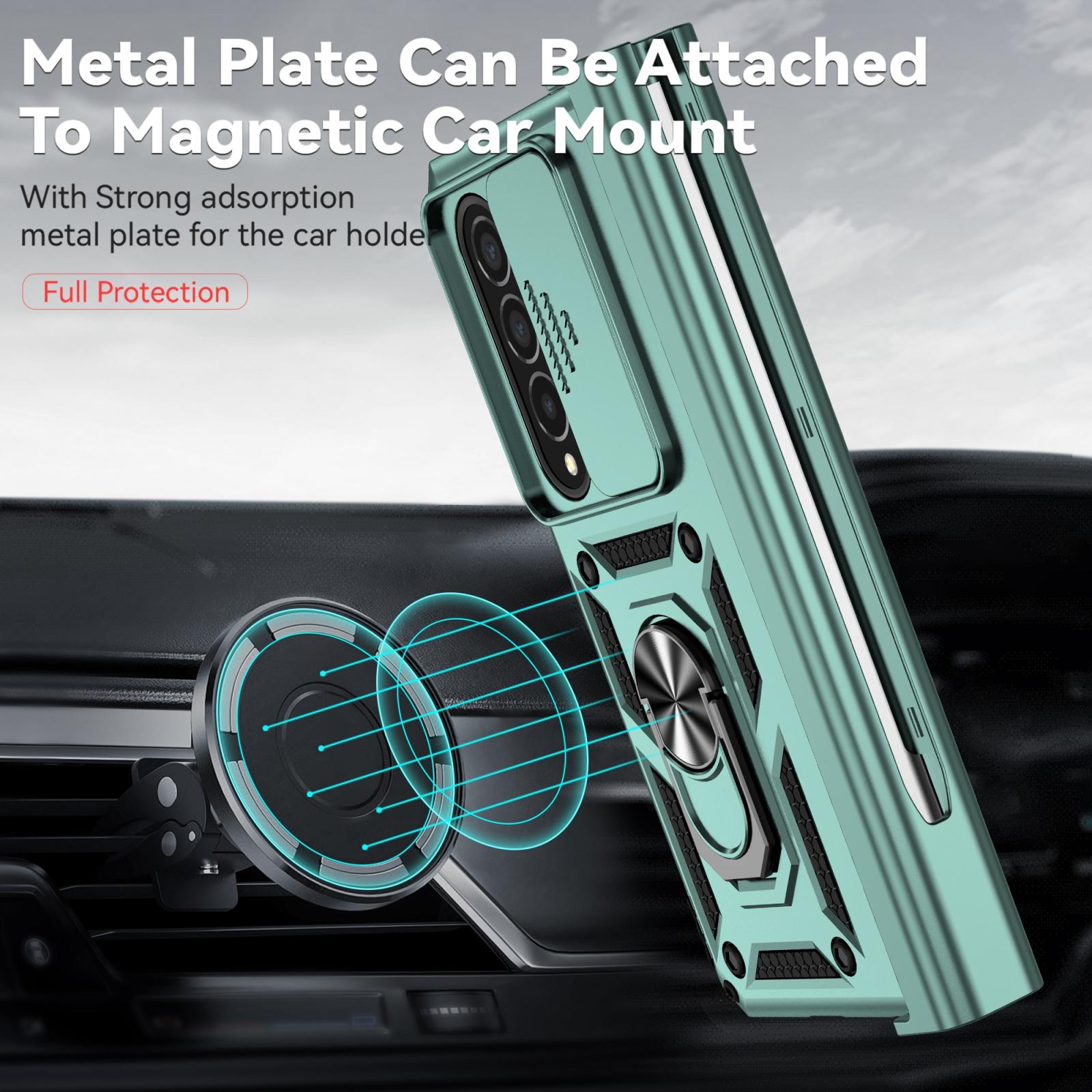 For Samsung Galaxy Z Fold4 5G Secure Sliding Case - Silver 7