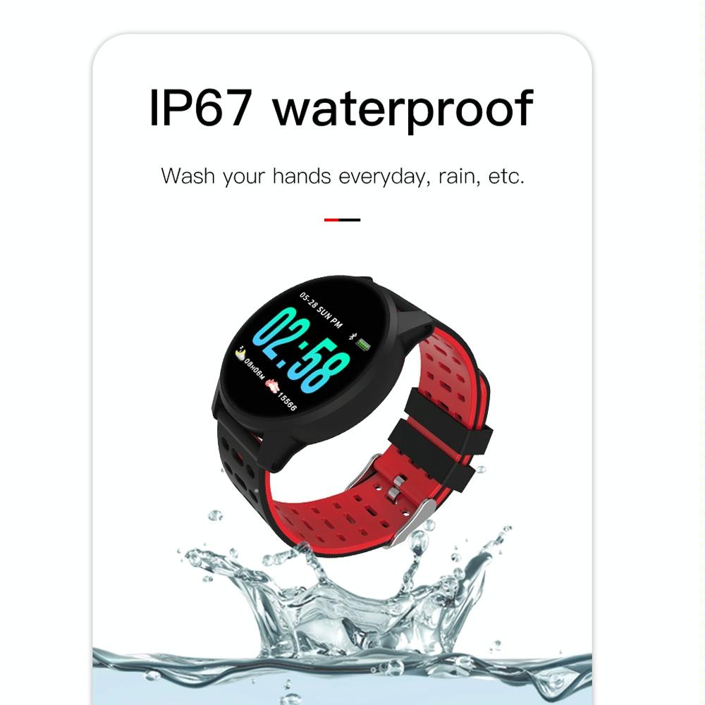 Waterproof Smart Bracelet With Call Heart Sleep Bp And Oxygen Monitoring - Ip67 - Green 4