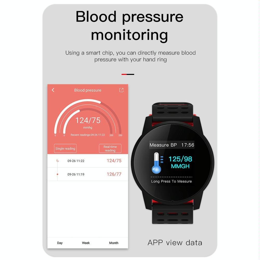 Waterproof Smart Bracelet With Call Heart Sleep Bp And Oxygen Monitoring - Ip67 - Green 9