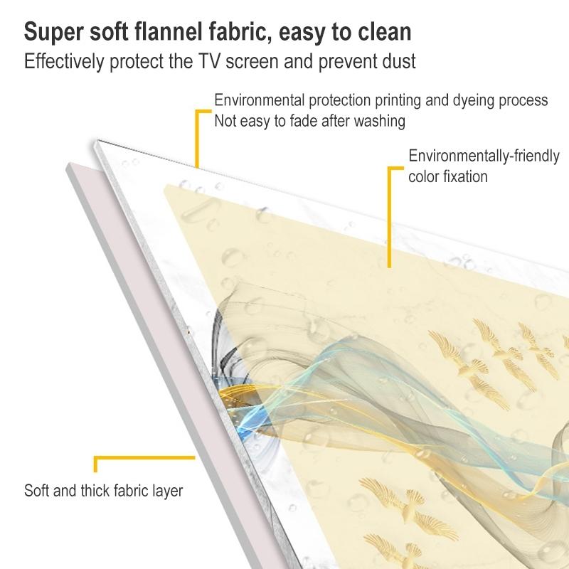 52 Inch Dust-proof Tv Cover for Household - Dinosaur 6