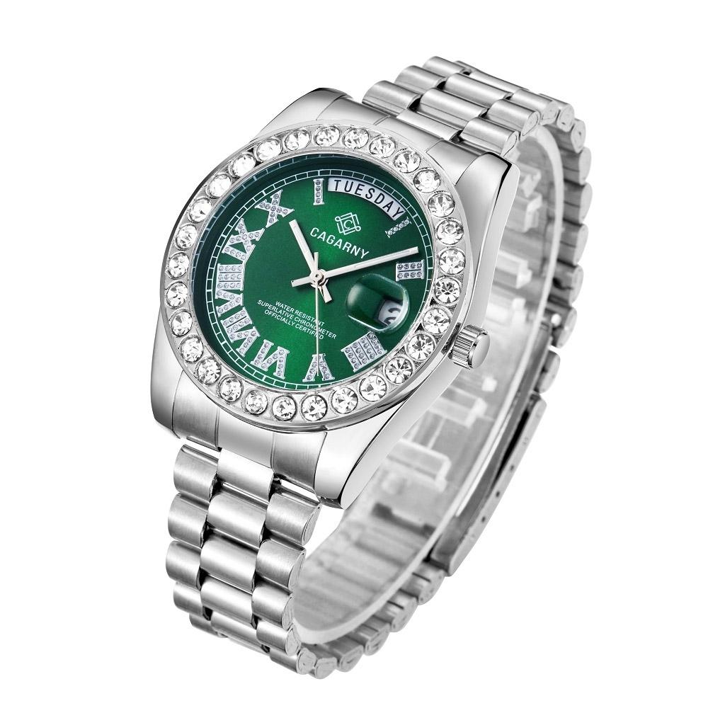 Waterproof Quartz Watch for Fashionable Life - Green 3