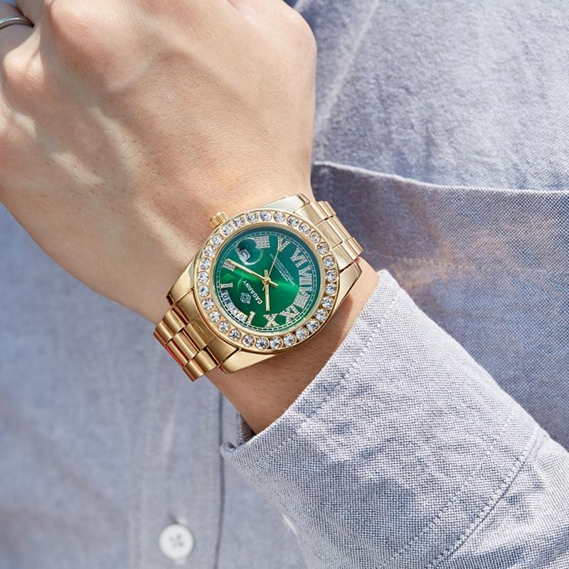 Waterproof Quartz Watch for Fashionable Life - Green 5