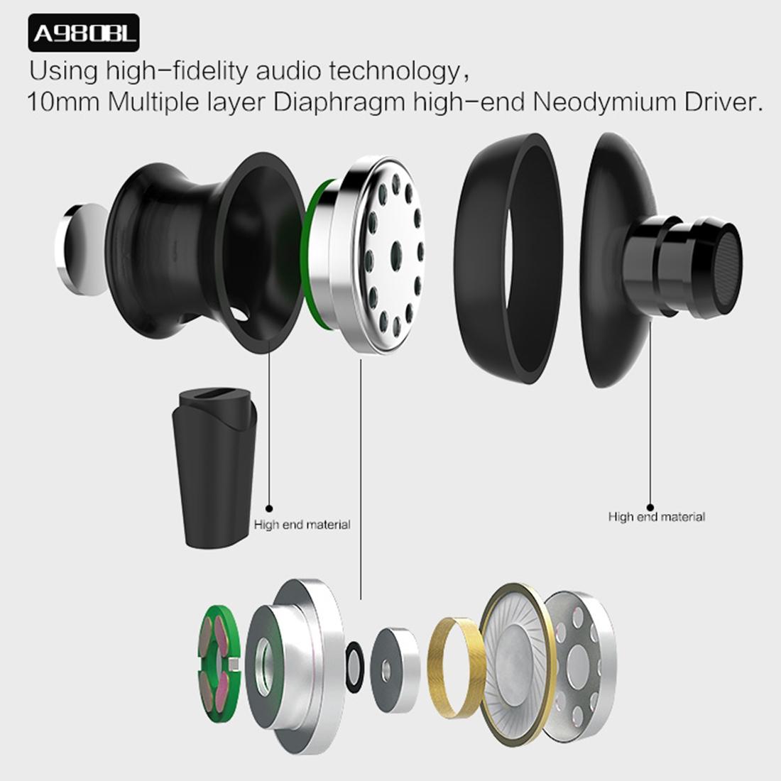 Wireless Magnetic Sport Earphones with Bluetooth Control 9