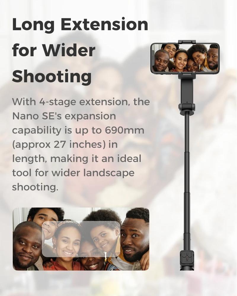 Portable Smartphone Gimbal Stabilizer - Foldable Green 9