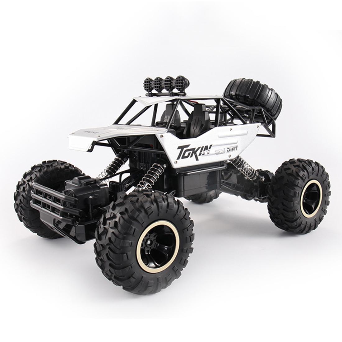 37cm Remote Control Bigfoot Climbing Car - 1 12 Alloy 4wd Cross-country Toy - Green 14