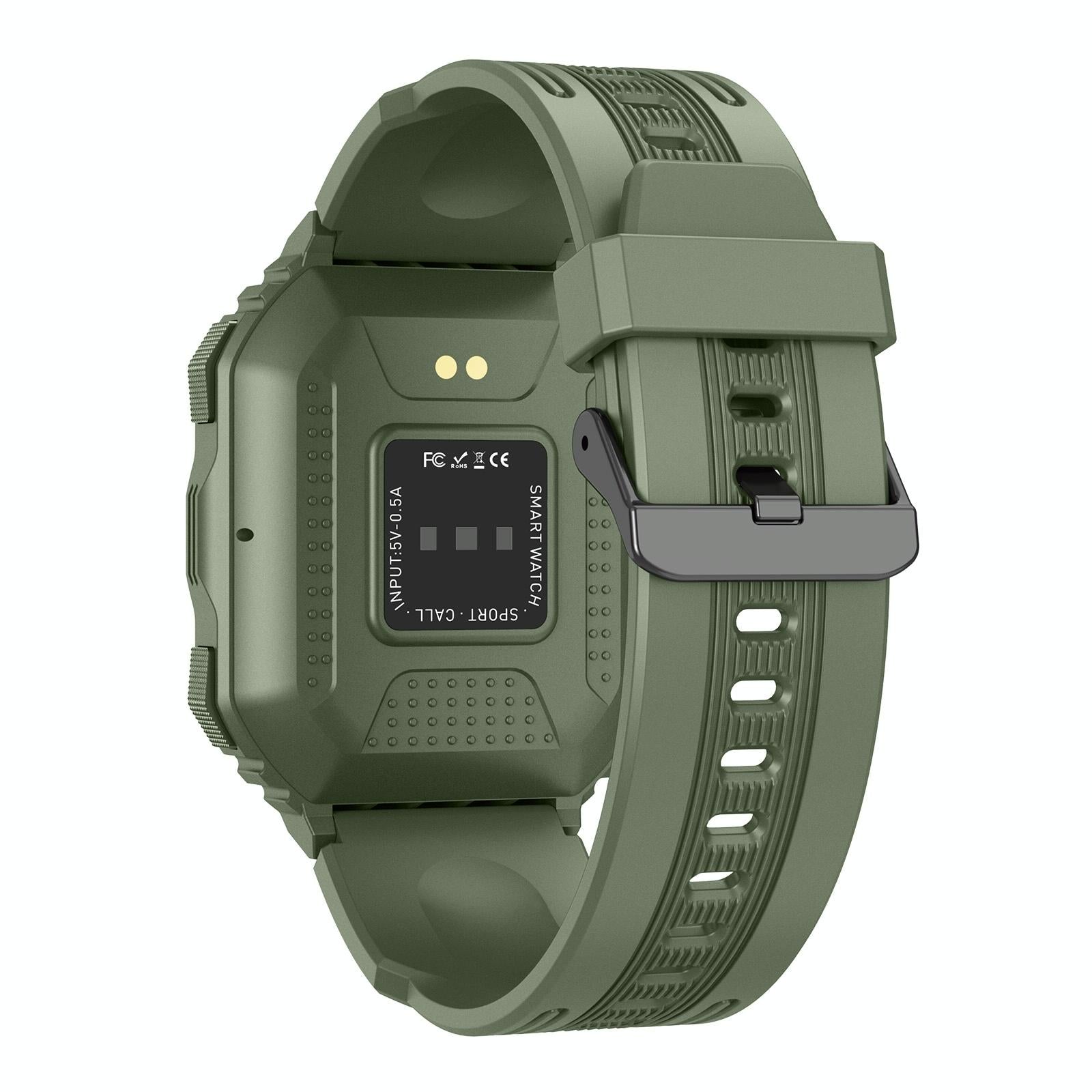 Waterproof Pedometer Sport Smart Watch Support Heart Rate / Blood Pressure Monitoring / Bt Calling - Green 4