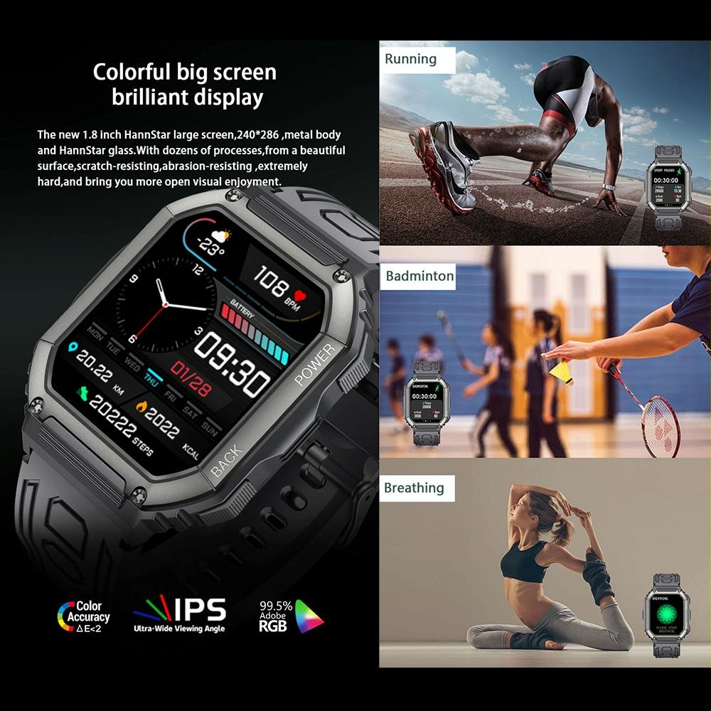 Waterproof Pedometer Sport Smart Watch Support Heart Rate / Blood Pressure Monitoring / Bt Calling - Green 12