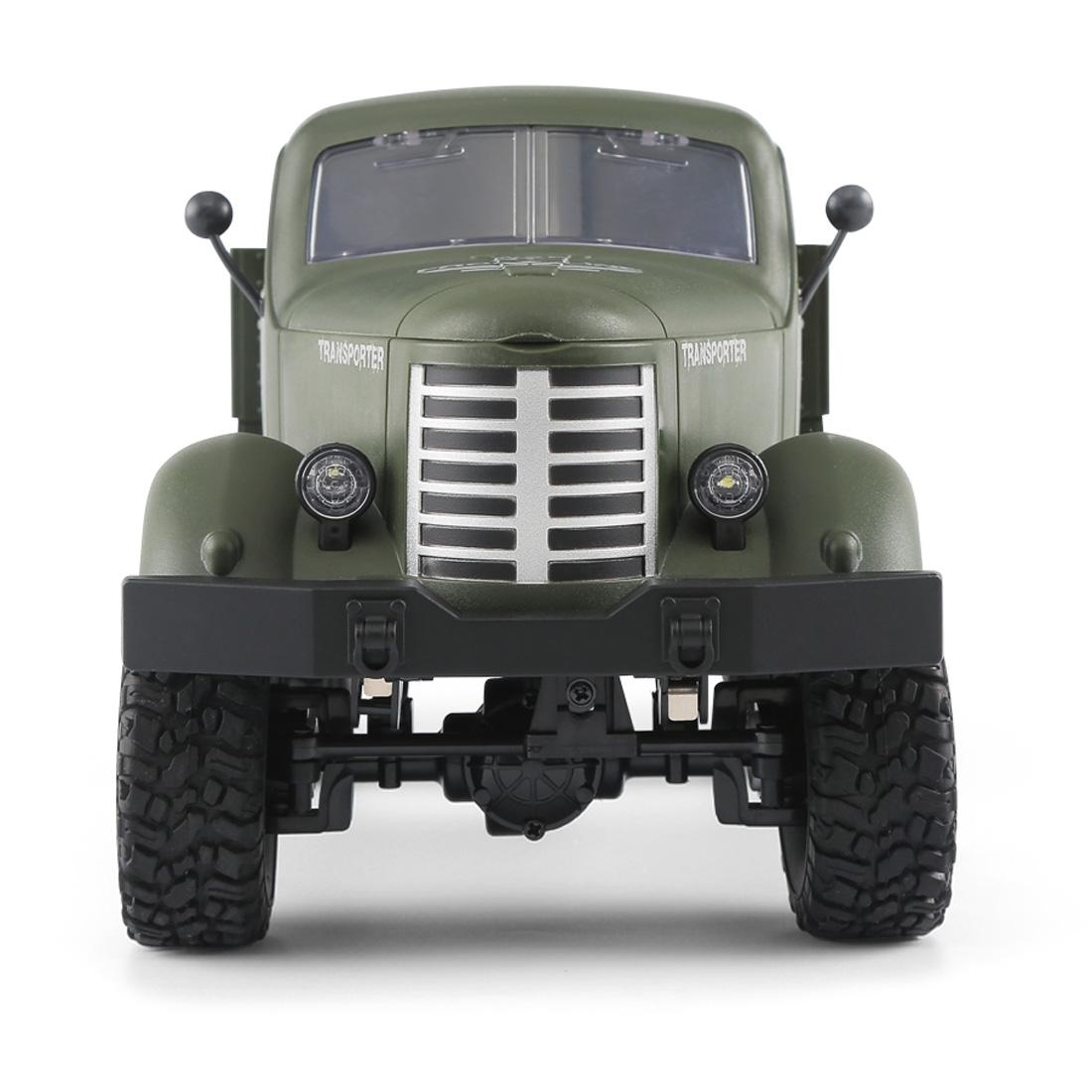 Mini 2.4ghz Rc 6wd Tracked Military Truck - Army Green 11