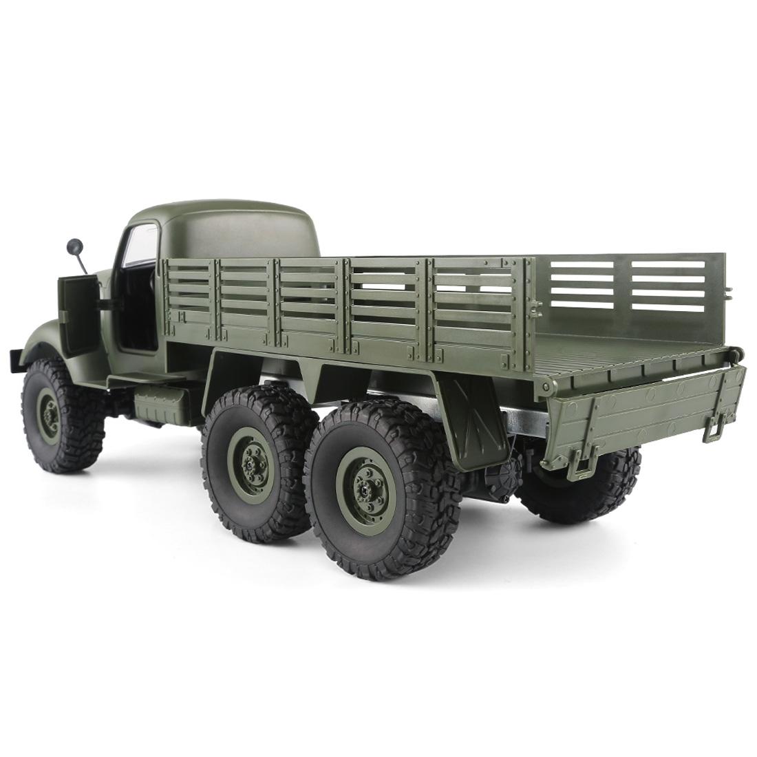 Mini 2.4ghz Rc 6wd Tracked Military Truck - Army Green 12