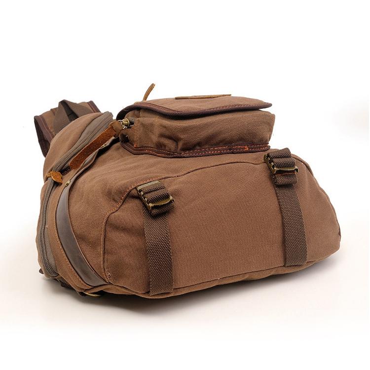 Multi Function Canvas Chest Bag Shoulder Messenger Crossby Bag - Army Green 6