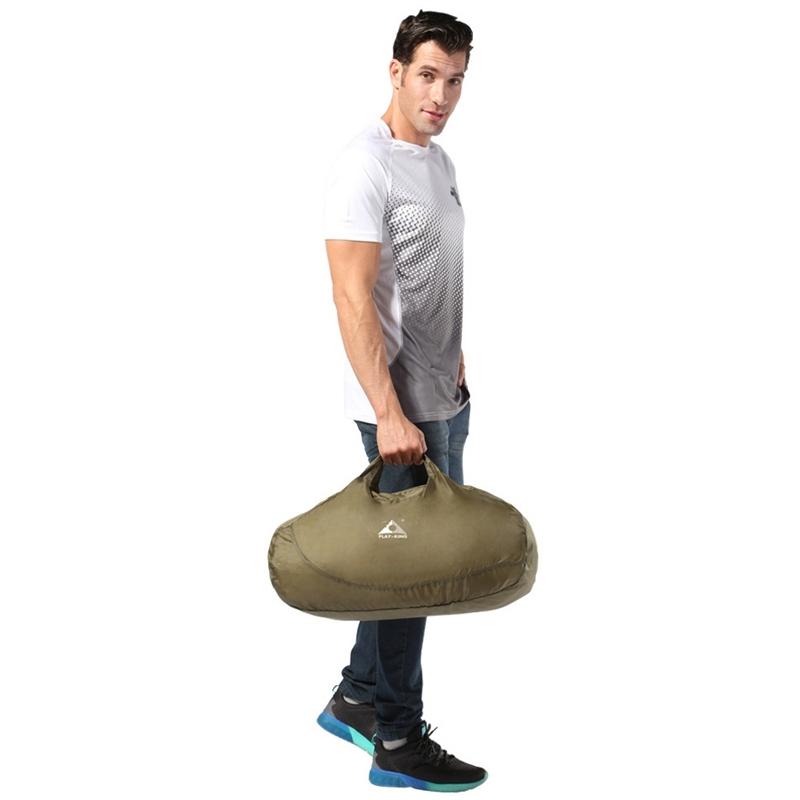 Ultralight Anti Splash Bag For Outdoor Climbing Portable & Foldable Handheld Gear - Army Green 10