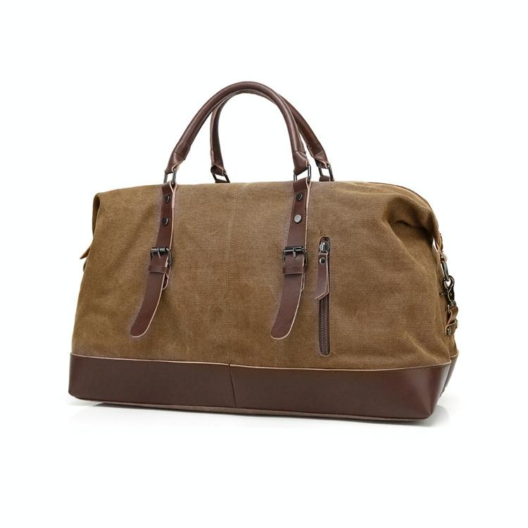 Army Green Canvas Travel Handbag - Portable and Casual - Ccb2236Ag