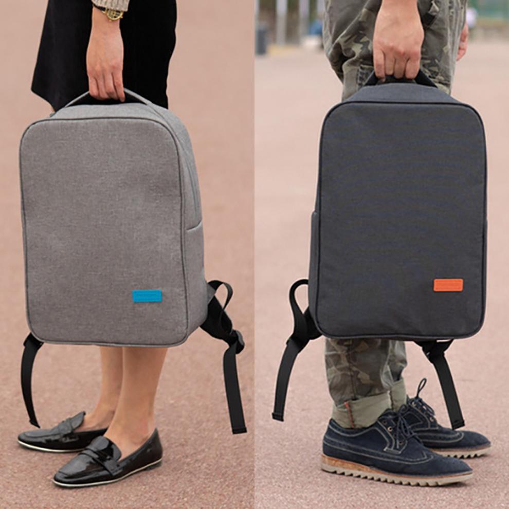 15 Inch Waterproof Laptop Handbag - Dark Gray Polyester 12