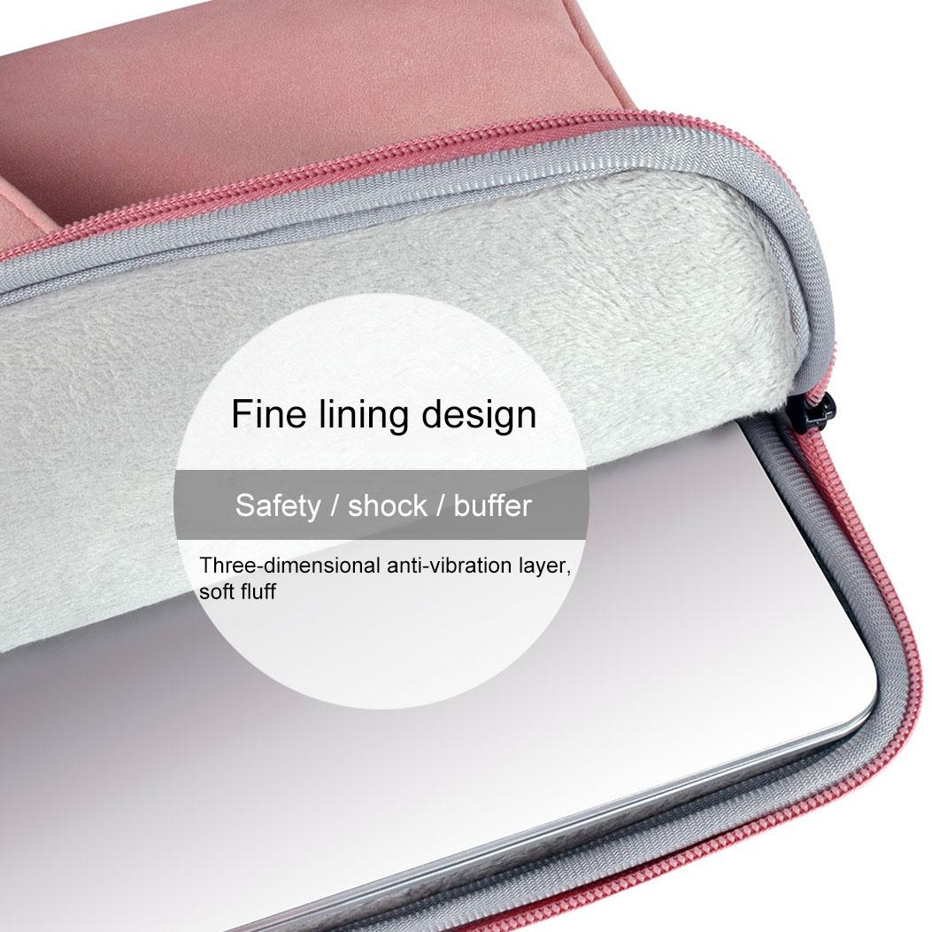 Waterproof Portable One-Shoulder Handbag For 13.3 Laptops With Hidden Zipper And Suitcase Belt - Dark Gray 12