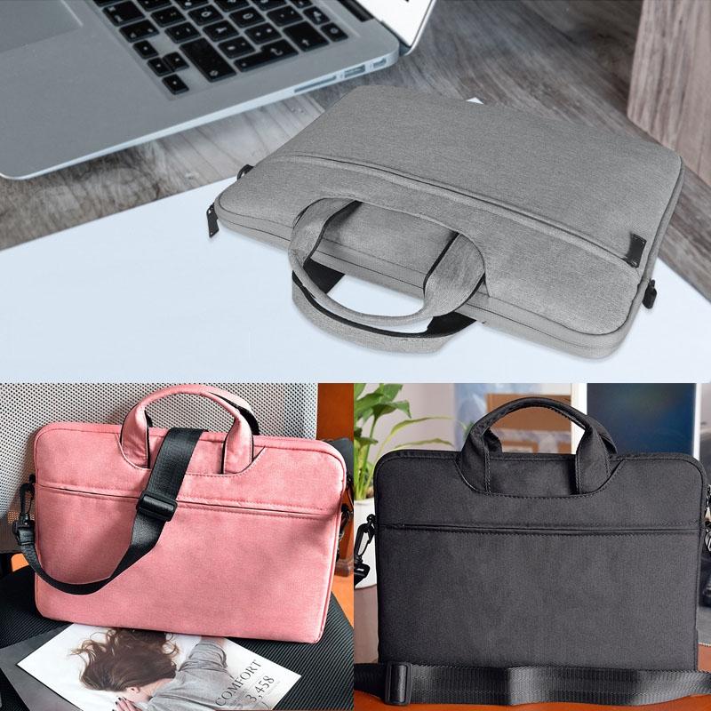 13.3 Inch Hidden Portable Strap One-shoulder Handbag - Waterproof Oxford Cloth - Dark Gray 4