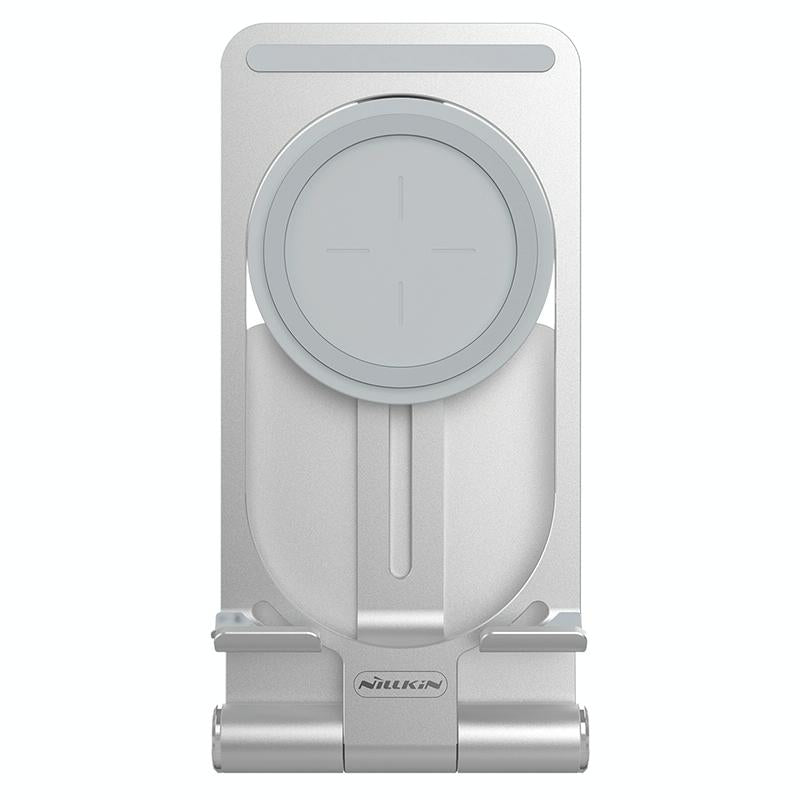 15W Foldable Wireless Charger & Phone Holder - Dark Gray 3