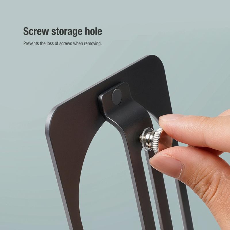 15W Foldable Wireless Charger & Phone Holder - Dark Gray 5