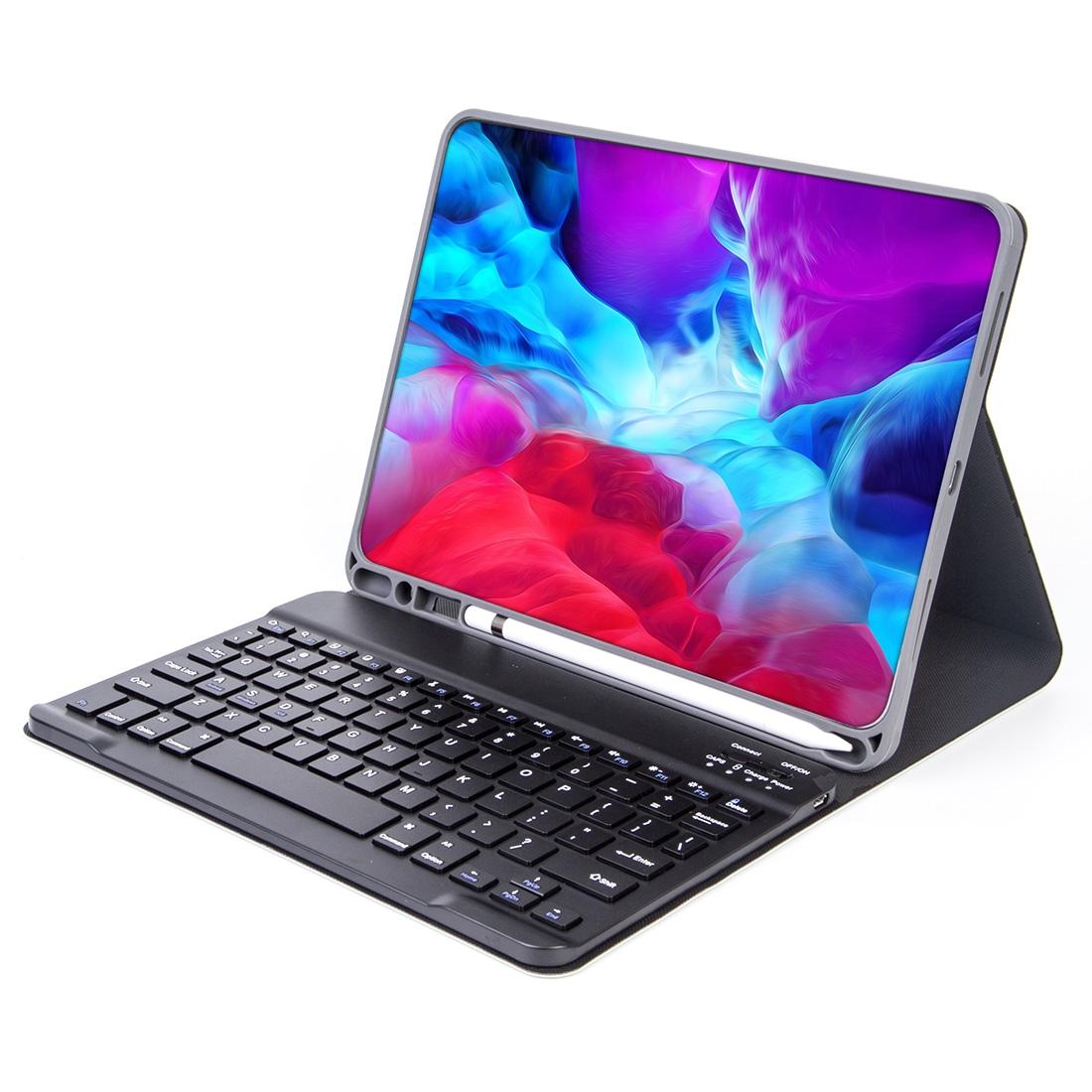 Detachable Bluetooth Keyboard Tablet Case For Ipad Pro 11 With Pen Slot - Plain Texture - Dark Green 14