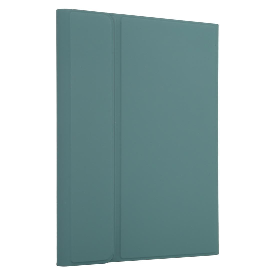 Bluetooth Keyboard & Tablet Case For Ipad 9.7 With Touch Pad Pen Slot & Holder - Detachable Microfiber Leather - Dark Green 4