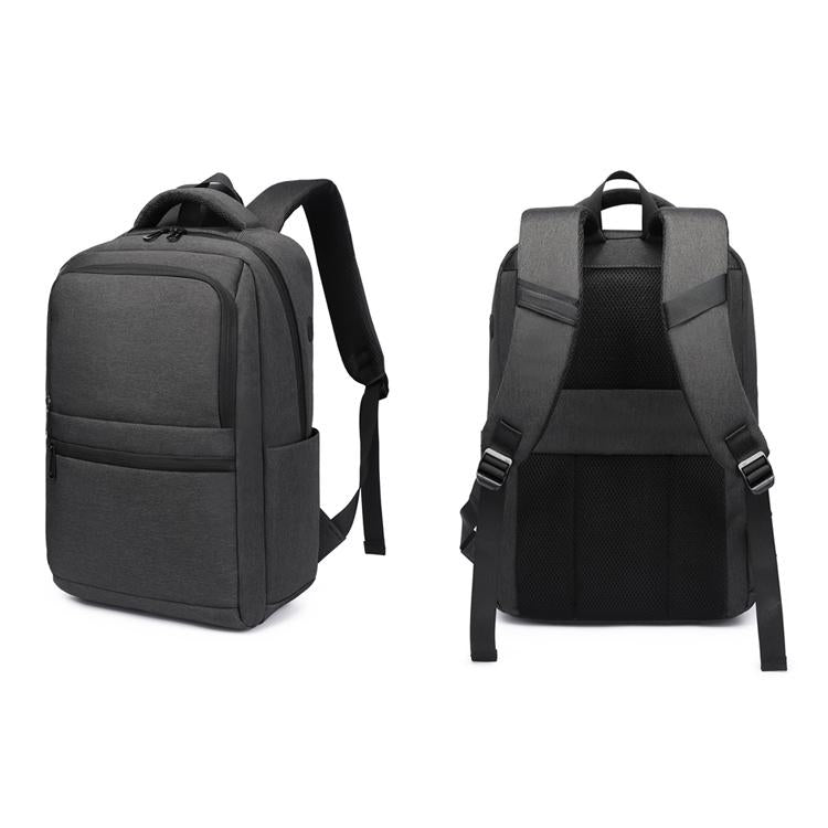 Versatile Oxford Laptop Backpack - Cxs-619 - Dark Gray 14