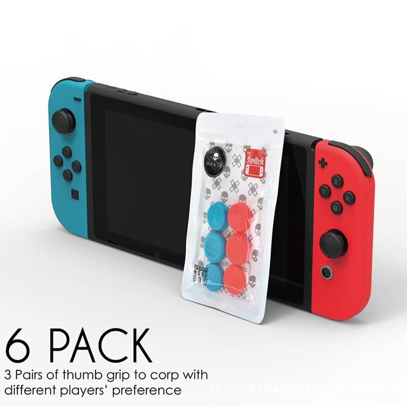 Joycon Rocker Cap Set for Switch Gamepad - Pink Green 5