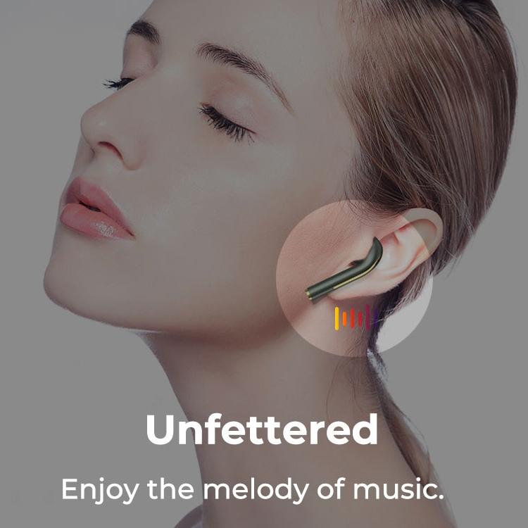 Wireless t & g J18 Bluetooth Earphones with Charging Box - Rose Gold 6