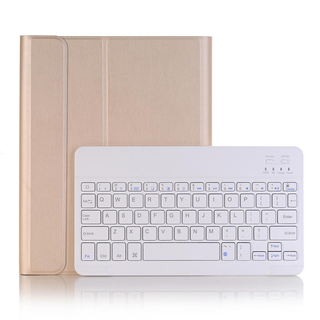 Ultra-Thin Detachable Bluetooth Keyboard Tablet Case For Ipad 10.2 2019 With Stand & Pen Slot - Rose Gold 8