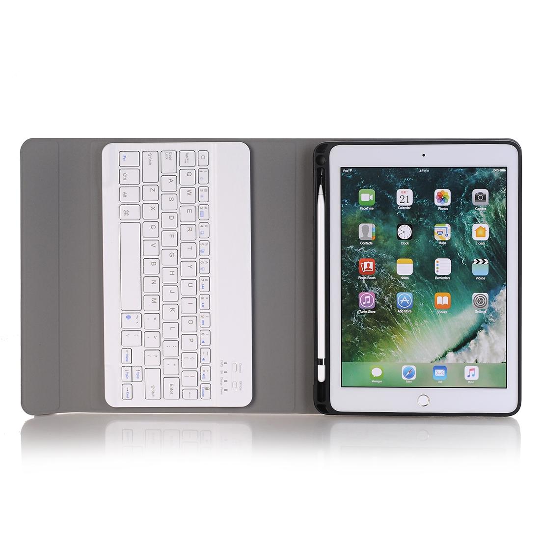 Ultra-Thin Detachable Bluetooth Keyboard Tablet Case For Ipad 10.2 2019 With Stand & Pen Slot - Rose Gold 11