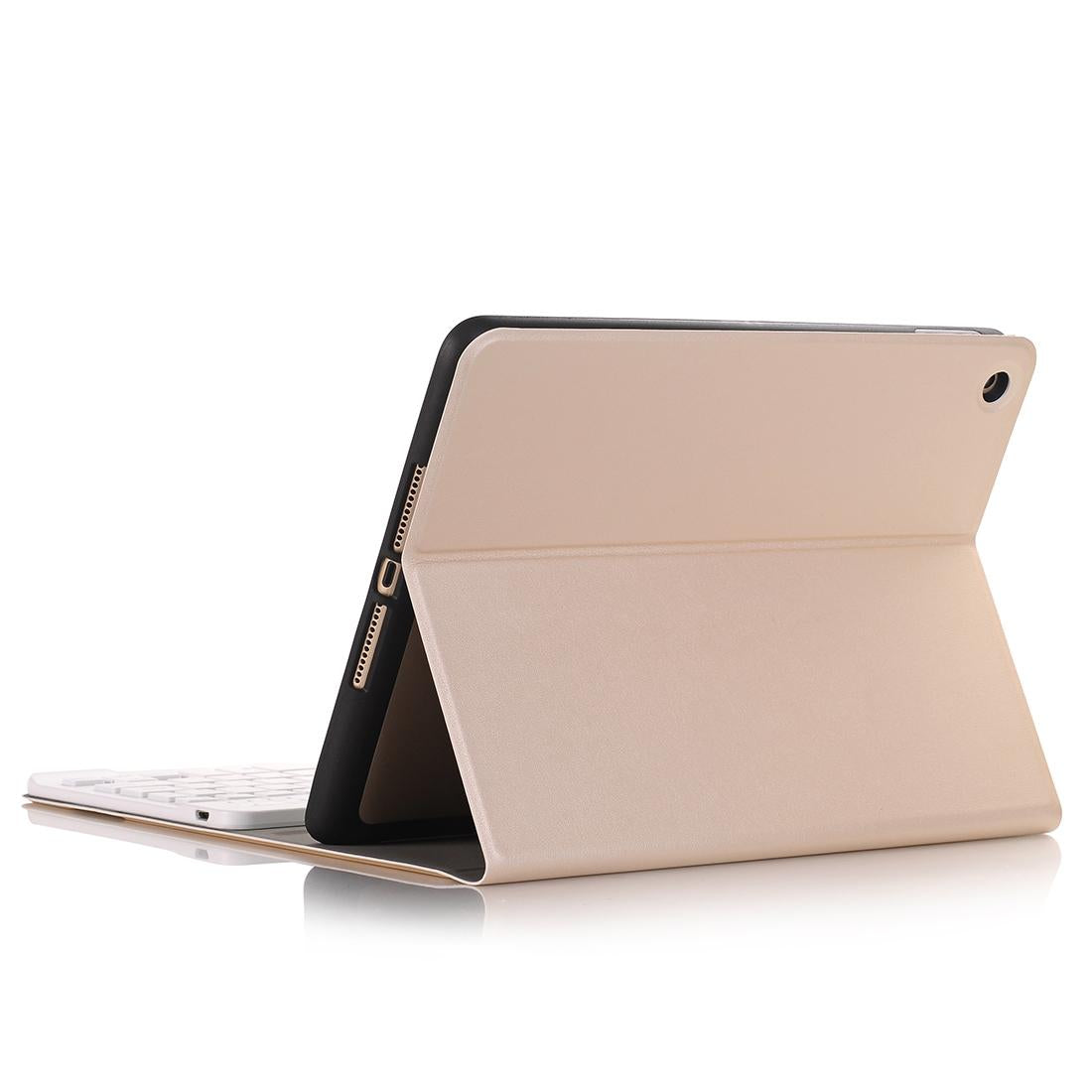 Ultra-Thin Detachable Bluetooth Keyboard Tablet Case For Ipad 10.2 2019 With Stand & Pen Slot - Rose Gold 13
