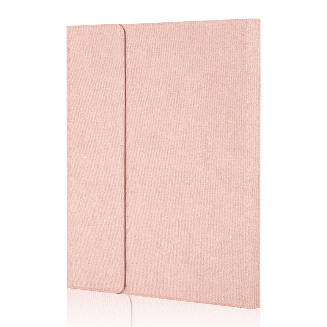 10.2 Ipad Keyboard Case With Touchpad Pen Slot & Bracket - Detachable Magnetic Silk Pattern Tpu - Rose Gold 13