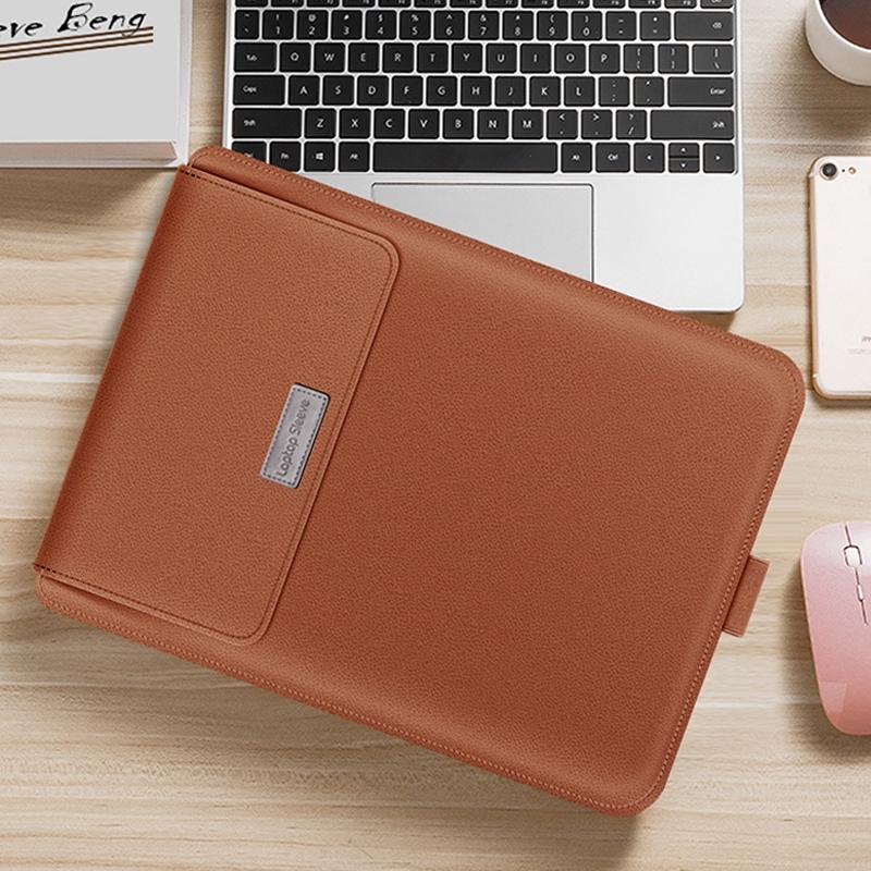Universal Waterproof Laptop Bag Set With Handle Stand Pen Holder Winders Mouse & Charger Bags - Rose Gold 3