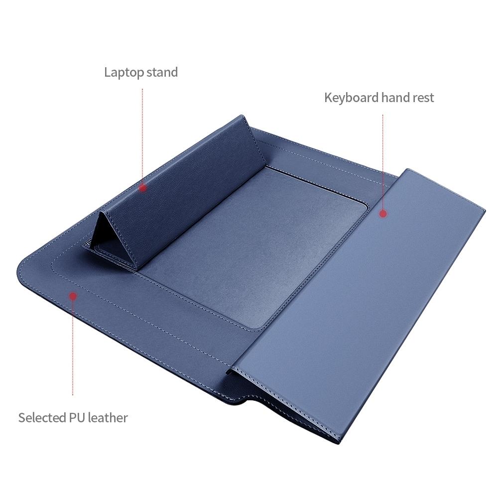 Waterproof 4-in-1 Laptop Holder with Wrist Protection - Fits 17 Inch - Rose Gold 3