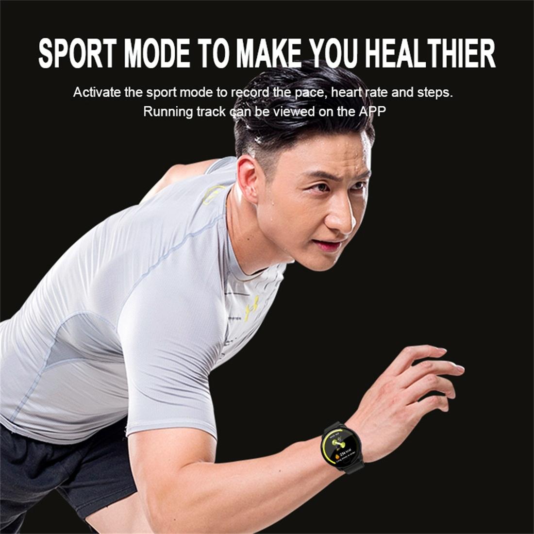 Smart Bracelet With Call / Heart / Blood Monitoring - Colour Screen - Rose Gold 9