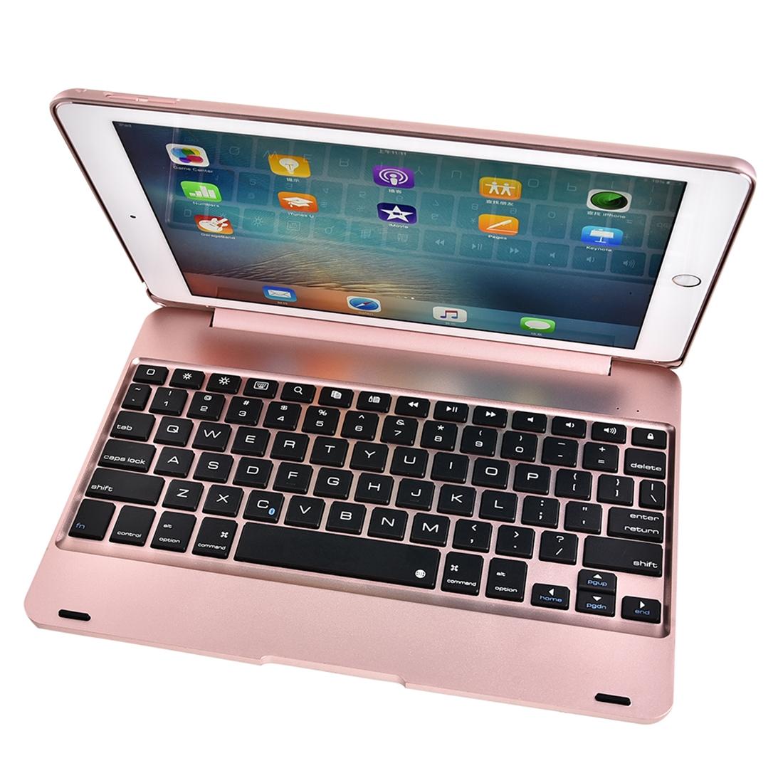 Horizontal Flip Tablet Case With Bluetooth Keyboard For Ipad Pro 9.7 / Ipad Air 2 - Rose Gold 3