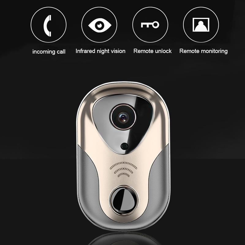 Smart Wifi Doorbell With Hd Intercom Night Vision & Micro Sd Support - Rose Gold 12