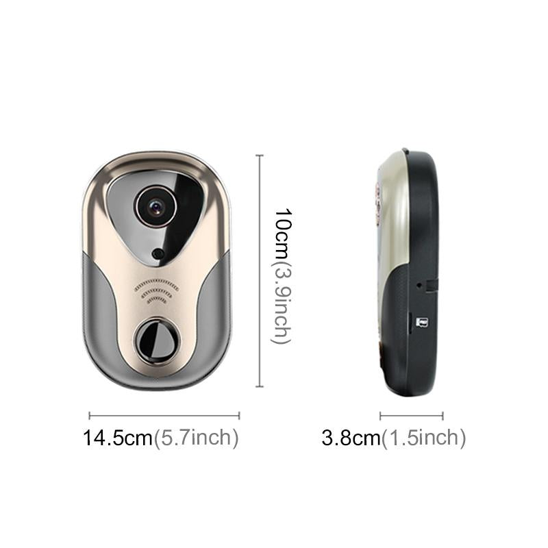 Smart Wifi Doorbell With Hd Intercom Night Vision & Micro Sd Support - Rose Gold 15