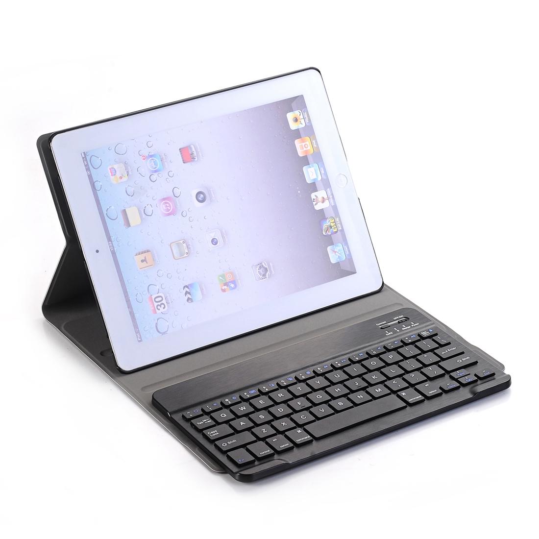Universal Ultra-Thin Tablet Case With Bluetooth Keyboard For Ipad 4 / 3 / 2 - Horizontal Flip - Rose Gold 14