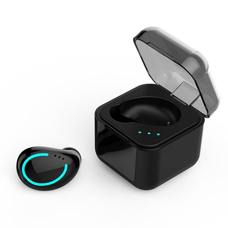 Mini Wireless Bluetooth Earphone with Charging Box - M-b8 - Rose Gold 12