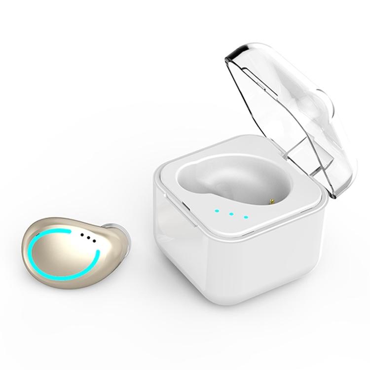 Mini Wireless Bluetooth Earphone with Charging Box - M-b8 - Rose Gold 15