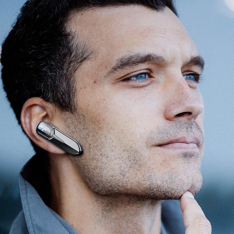 Bluetooth Earphone with Cvc Noise Reduction - Unilateral Design - Rose Gold 9