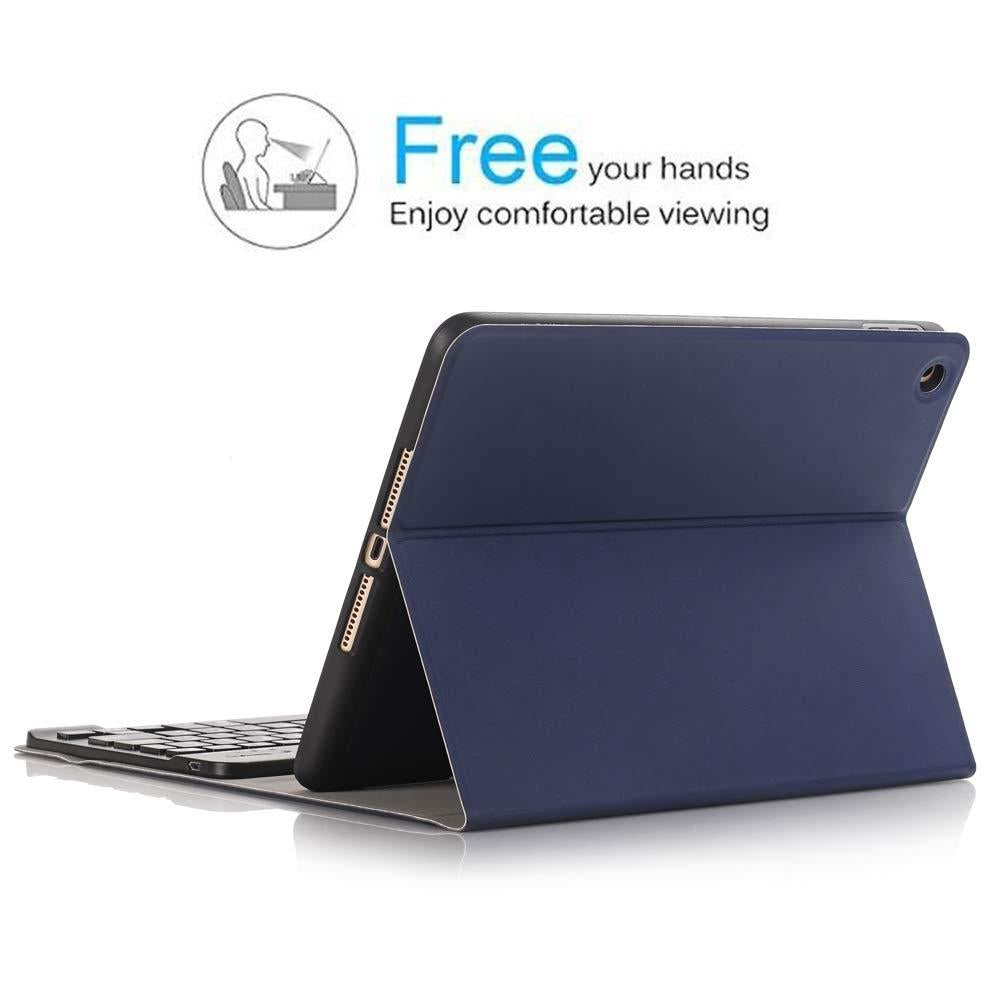 Bluetooth Keyboard & Leather Tablet Case For Ipad Pro / Air 9.7 With Detachable Design & Pencil Holder - Rose Gold 7
