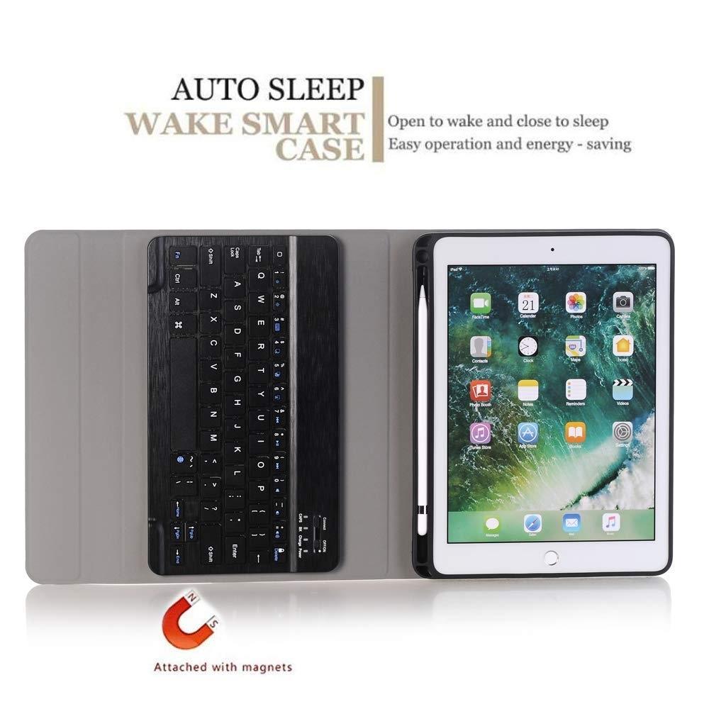 Bluetooth Keyboard & Leather Tablet Case For Ipad Pro / Air 9.7 With Detachable Design & Pencil Holder - Rose Gold 10