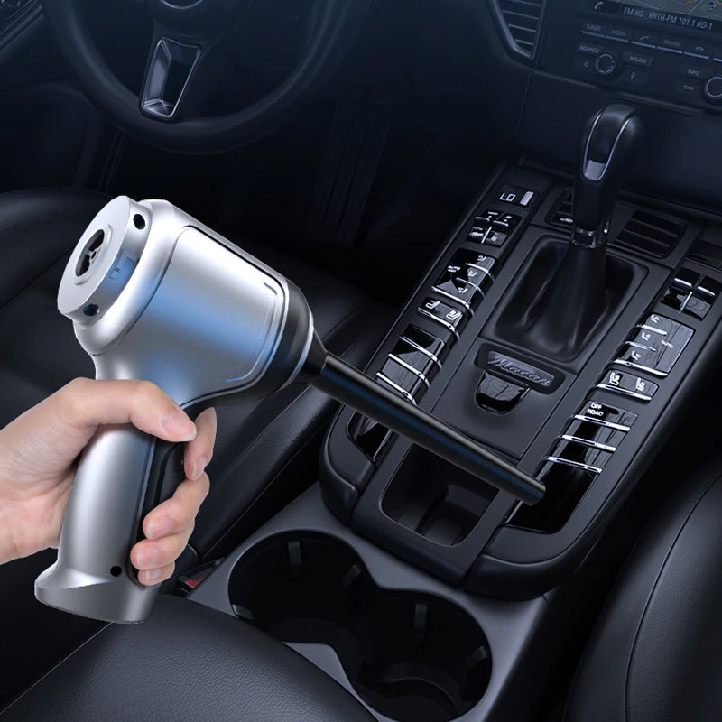 Vibe Geeks Brushless Strong Suction Wireless Car Vacuum Cleaner- Usb Charging 3