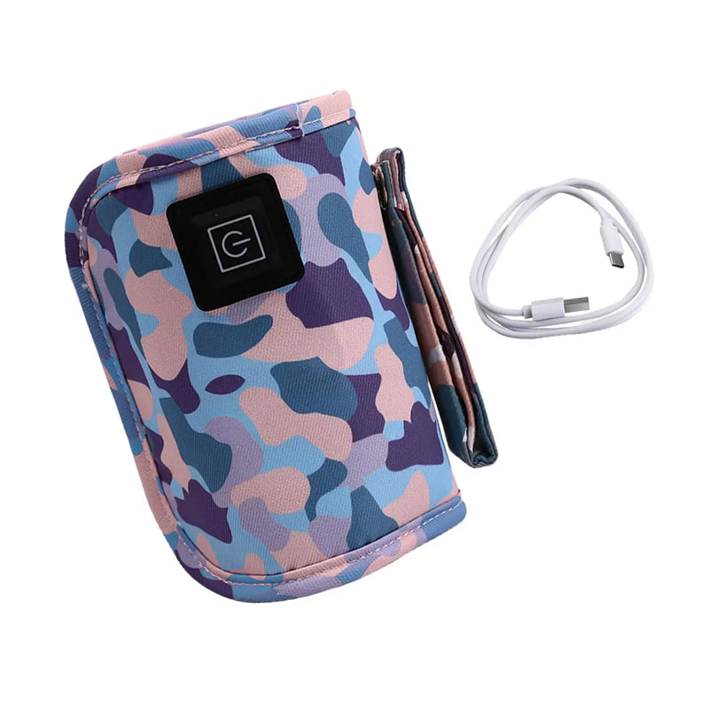 Vibe Geeks 3 Temperature Insulated Milk Baby Bottle Warmer- Usb Plugged-in - White 4