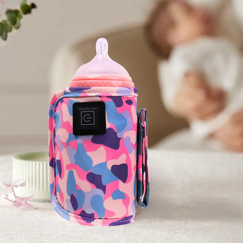 Vibe Geeks 3 Temperature Insulated Milk Baby Bottle Warmer- Usb Plugged-in - White 5